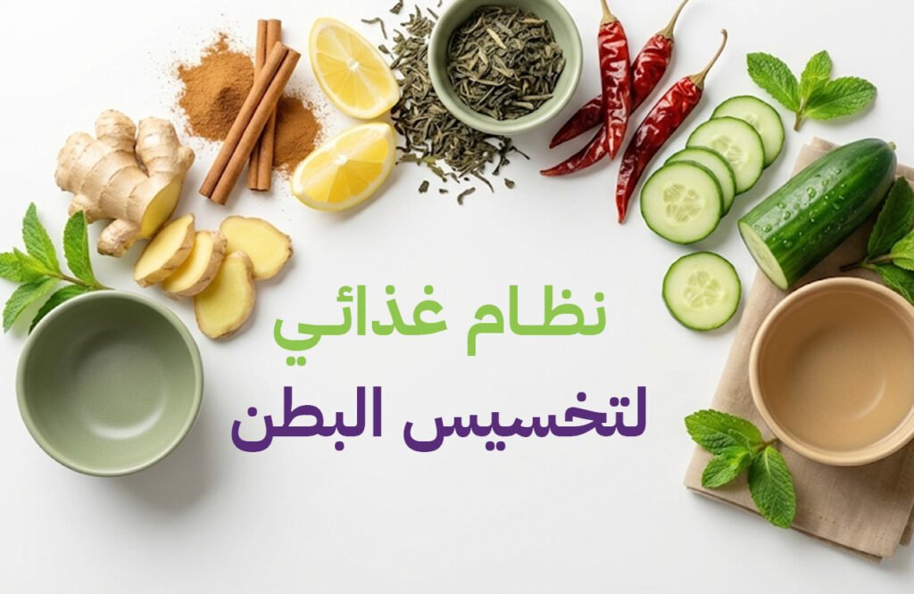 نظام غذائي لتخسيس البطن